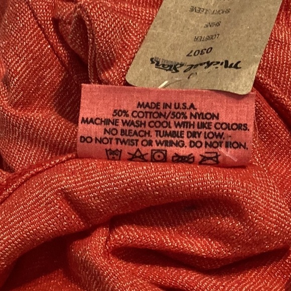 Michael Stars High Waist Scoop Neck Dress Size OS Lobster Shine - Picture 7 of 7